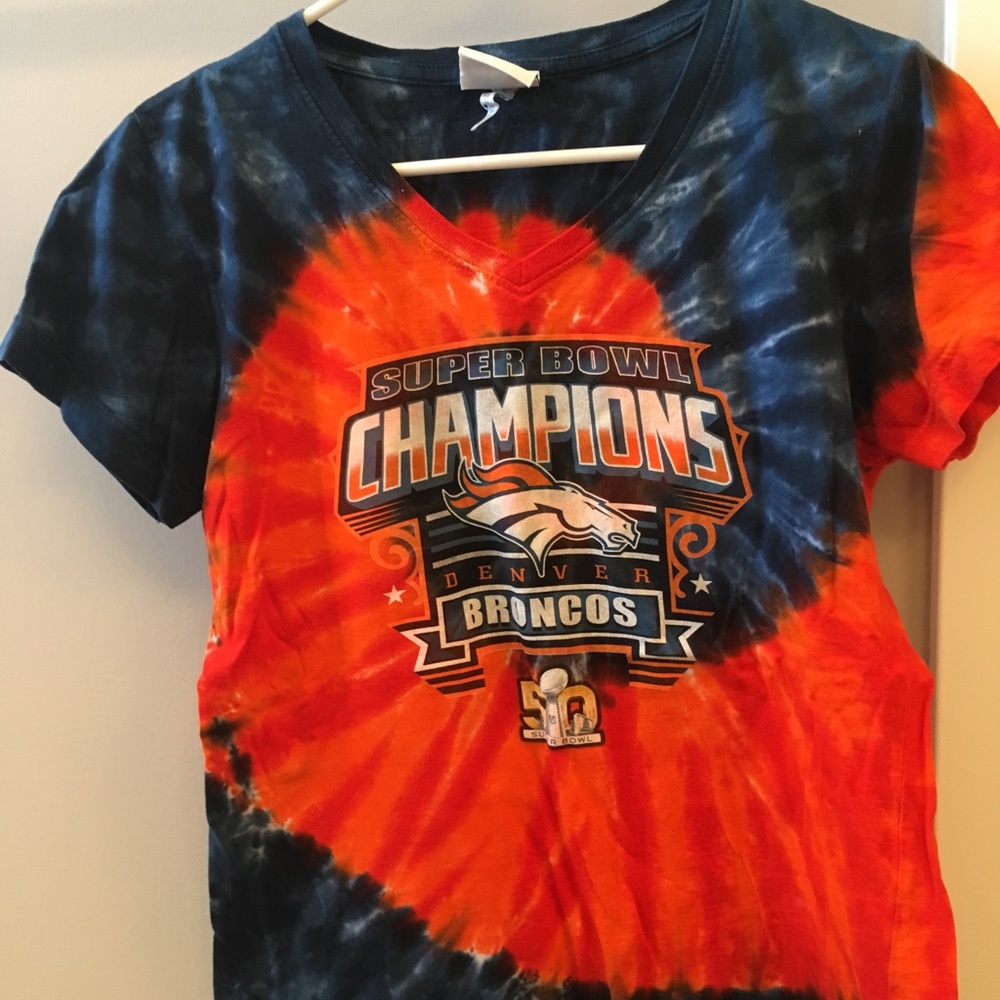 Denver Broncos Super Bowl champions tie dye tee 🏈